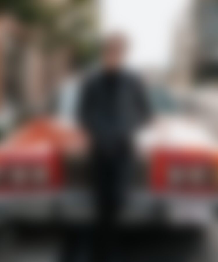 Leather biker jacket